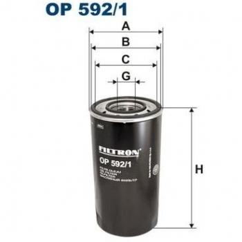 Filtron OP592/1 Bloque de Motor