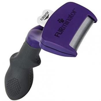 FURminator M/L Herramienta deshedding para gatos medianos y grandes de pelo corto