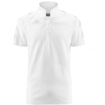 Kappa Men's Caldes Polo Shirt - White, Size S
