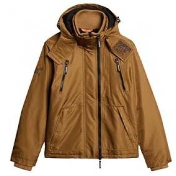 Chaqueta Hombre Superdry Mtn Windbreaker Marrón Talla M, Casual, Poliéster Reciclado, Sostenible