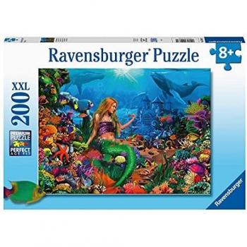 Puzzle 200 Piezas XXL Ravensburger - Reina de las Sirenas para Niños a Partir de 8 Años
