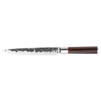Cuchillo para Carne Forjado Sebra 20,5 cm Acero Japonés 440c Mango de Madera de Dalbergia