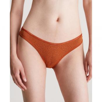 Calvin Klein - Braga clásica de encaje semitransparente tiro medio
