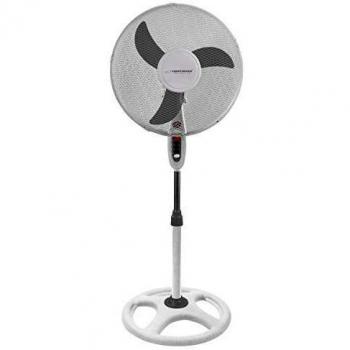 Ventilador de Pie Esperanza Typhoon EHF002WE Blanco y Gris 50W 40cm