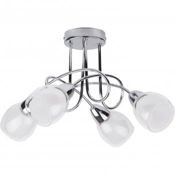 Lámpara de Techo Rabalux Dave 4 Focos E14 Metal Cromado IP20