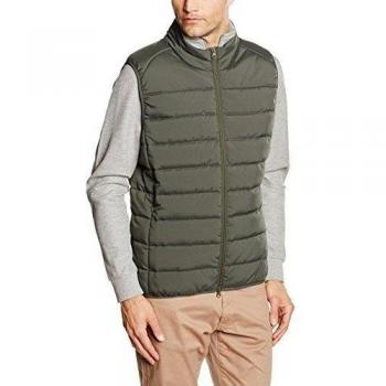 ECOALF ST. Moritz Man, Chaleco Para Hombre, Gris Oscuro / 106, XL