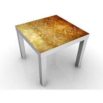 Apalis Mesa de diseño The 7 Virtues - Faith 55x55x45cm, Tischfarbe:Weiss;Größe:55 x 55 x 45cm