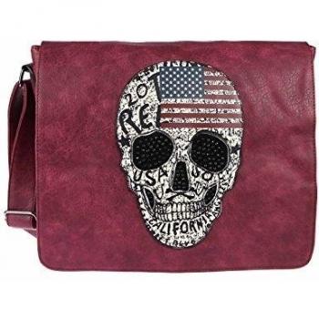 OBC Only-Beautiful-Couture - Bolso al hombro para mujer morado burdeos ca.: 42x33x10