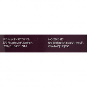 Menú Clásico BIO de Corazón de Ternera con Hinojo 12 x 130g