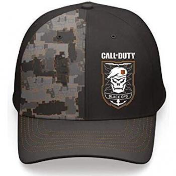 Call of Duty Black Ops 4 Snapback - Gorra, Negro/Camo, Talla única