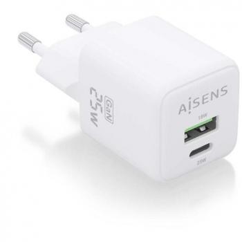 Cargador Gan de Pared Aisens ASCH-25W2P014-W