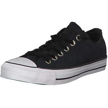 Converse CTAS Ox, Zapatillas de Deporte Mujer, Negro