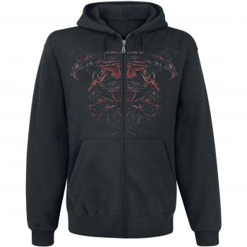 Alchemy England Walachian Sudadera capucha con cremallera Negro