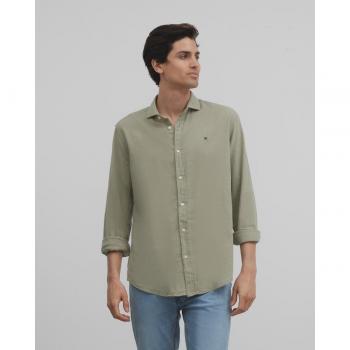 Camisa sport silbon soft verde claro para Hombre