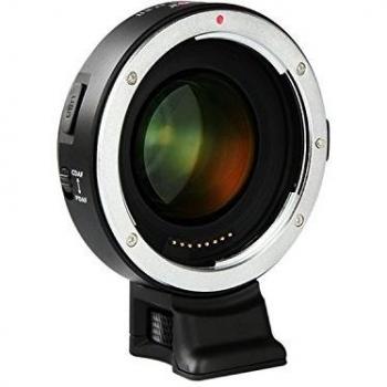 VILTROX EF-E II F Booster Lens Adapter compatible with Canon EF lens to Sony A7 A9 A7R A7S A6300 A6500, Support CDAF PDAF Focus/Auto focus/Enlarge aperture/Reduce focus