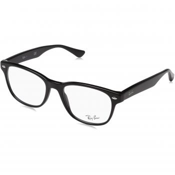 Ray-Ban 0Rx5359 Monturas de Gafas, Shiny Black, 53 para Hombre
