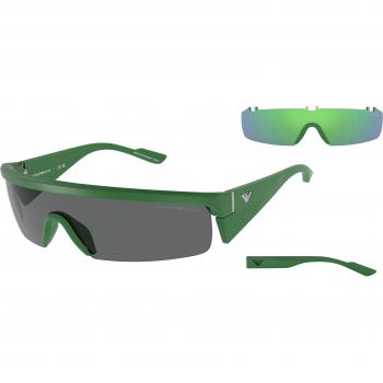 Emporio Armani EA4204U Col. 601187 Men's Square Green Sunglasses, Size: 36 MM