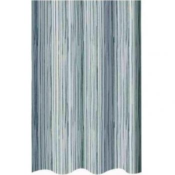 Cortina de Ducha Spirella Raya 180x200 cm Blanca - 100% Polyester, Impermeable