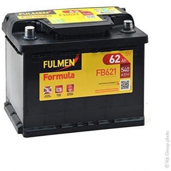 Batería para coche Fulmen 12V 62Ah 540A