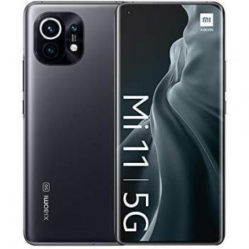 Xiaomi Mi 11 5G - Smartphone 8GB + 128GB, 6.81 WQHD+ AMOLED DotDisplay, Qualcomm Snapdragon 888, cámara triple de 108MP + 13 MP + 5MP, 4600 mAh, NFC, Gris Medianoche