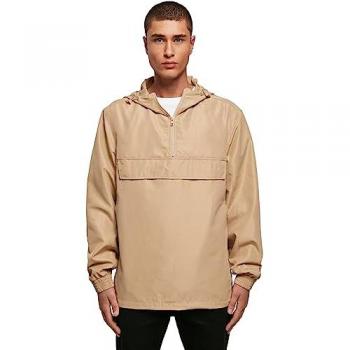 Recycled Basic Pullover Jacket for Men - Union Beige