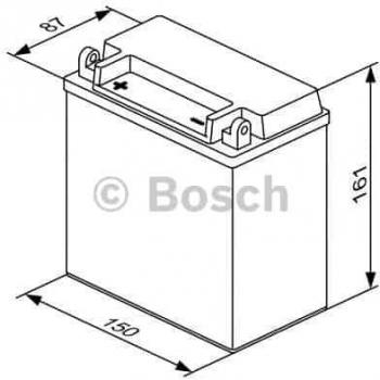 Batería de Moto Bosch AGM 14 Ah M6021