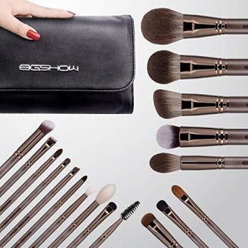 Juegos de pinceles de maquillaje, Eigshow juego de pinceles de maquillaje profesional, cosméticos sintéticos, correctores en polvo, mezcla de sombras de ojos, pinceles de maquillaje kabuki para rostro