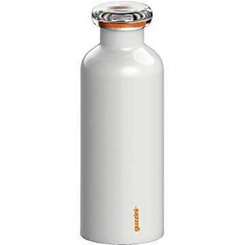 Botella Térmica de Viaje Guzzini Energy 500 cc Color Blanco, Ø 7.3 x h21.2 cm