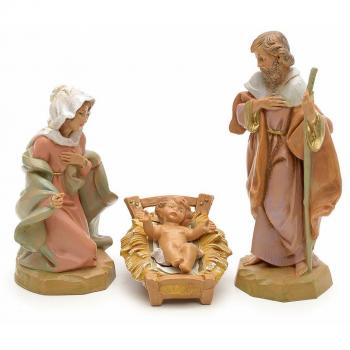 FONTANINI Natividad 12 cm tres figuras figuras belén de resina