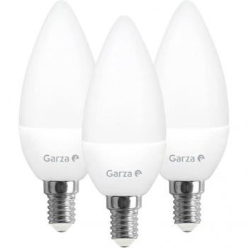 Pack de 3 bombillas LED Vela E14 8 W 810 lm 3000 K