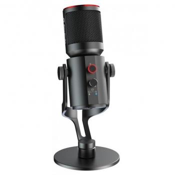 AVerMedia Live Streamer MIC 350 - Micrófono de Condensador Cardioide para Streaming USB-C Negro