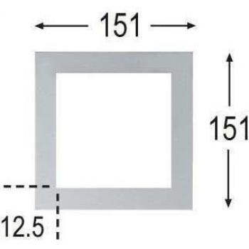 LTS Licht & Leuchten marco SCER 1.100 WS 1-techo mecánico accesorios para lámparas 4043544266224