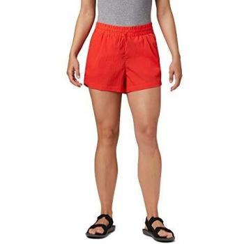 Columbia Windgates Wind Short Pantalón Corto, Mujer, Orange, XS