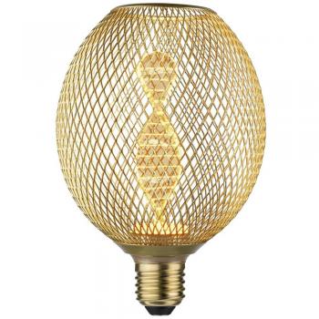 Paulmann Globe LED Metallic Glow Helix E27 Brass