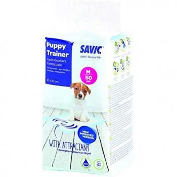 Savic Puppy Trainer Pads Medianos 45 x 30 cm para Perros, Paquete de 100 Unidades