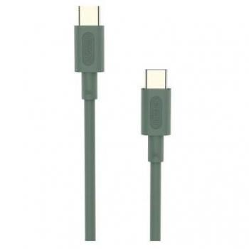 Cable USB-C a USB-C Nubbeh 3A 18W 1 Metro Verde