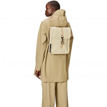 RAINS Mochila Micro Beige