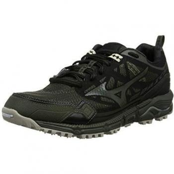 Mizuno Wave Daichi 4, Zapatillas de Trail Running Hombre, Bosque Verde Noche Bosque Noche Nube Plata 31, 41 EU