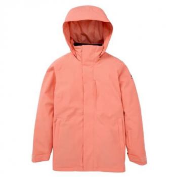 Chaqueta con capucha Burton Jet Ridge 2L para mujer en color melocotón rosado - talla S