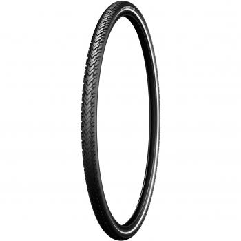 Michelin - Cubierta Protek Cross-Flanco Reflectante para bicicletas, 700x35C
