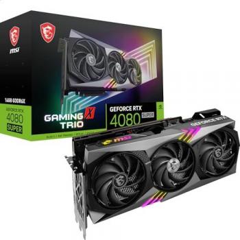 Tarjeta Gráfica MSI GAMING X TRI GEFORCE RTX 4080 SUPER 16 GB GDDR6X, NV, 256 bit, 3 DisplayPort + 1 HDMI, Torx Fan 4.0,