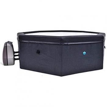 N NETSPA - SPA - Octopus - Semi-Rígida Octogonal 4+2 Plazas - SP-OCT165 - Portátil Compacto de PVC con calefacción, Bomba de filtración de Agua y Manta isotérmica - Volumen 1000l - 193 x 73 cm