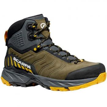 Scarpa Rush TRK GTX Men's Hiking Boots - Titanium/Lime, Size 44