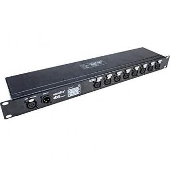 Eurolite 70064869 Splitter 1In/8Out Pro DMX Rdm, 3 Polos, XLR