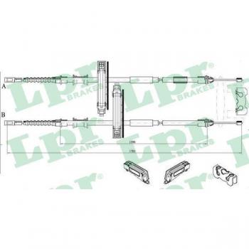 Cable de freno de mano LPR C0226B