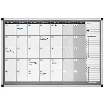 Planificador Mensual Magnético Tipo CC Horizontal 920 x 625 mm con Accesorios - Magnetoplan