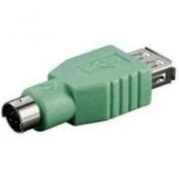 Adaptador de Conexión USB Tipo A Hembra a Mini DIN 6 Pines Macho