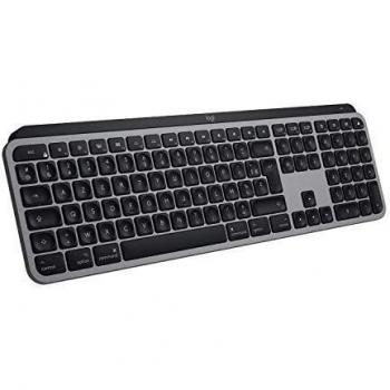 Teclado Logitech MX Keys Negro Inalámbrico Bluetooth Retroiluminado