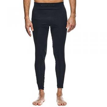 Dainese Pantalones Interiores No Wind Thermo - Pantalones funcionales térmicos, color negro y rojo, disponibles en tallas XS y S