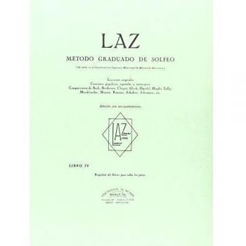 LAZ con acompañamiento - Libro IV: Método graduado de Solfeo